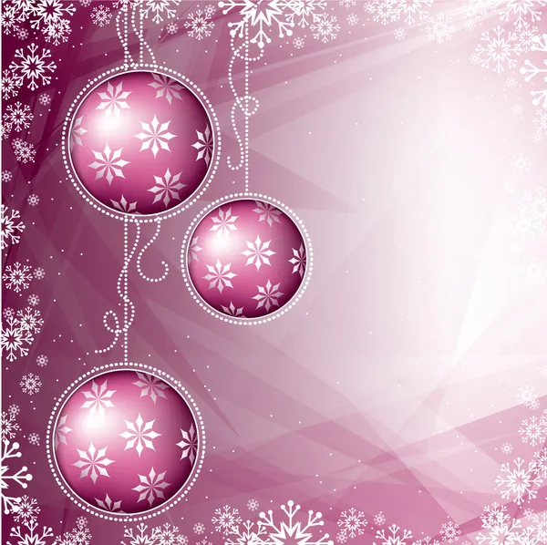 Kerst achtergrond. Vectorillustratie. — Stockvector