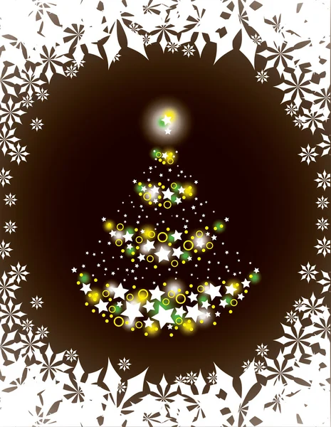 Kerst achtergrond. Vectorillustratie. — Stockvector