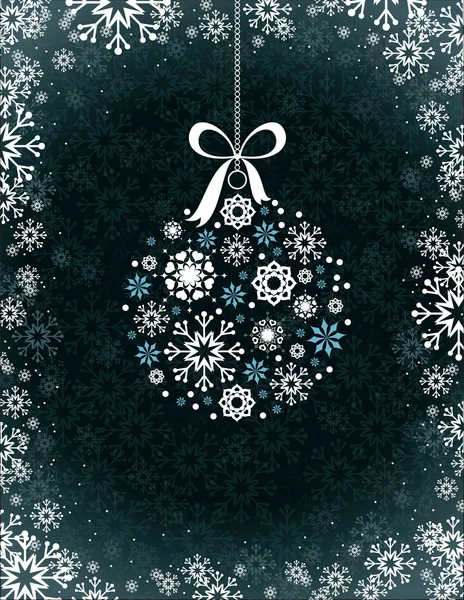 Kerst achtergrond. Vectorillustratie. — Stockvector