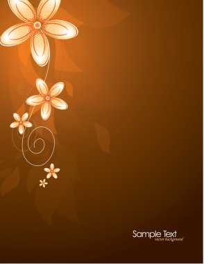 çiçek background. vektör çizim.