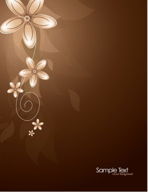 çiçek background. vektör çizim.