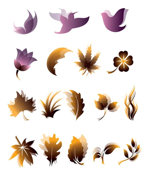 Nature icon set. Eps10. — Stock Vector