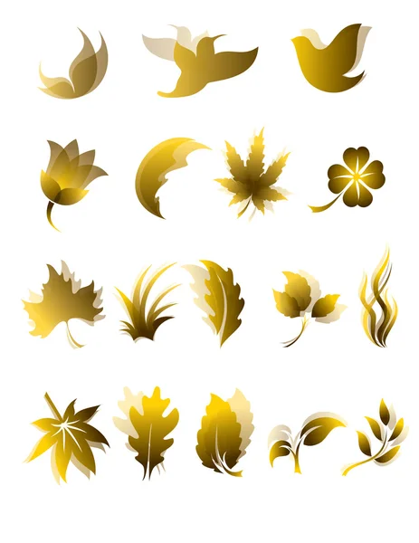 Nature icon set. Eps10. — Stock Vector