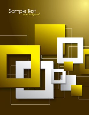 arka plan ile 3d kareler.