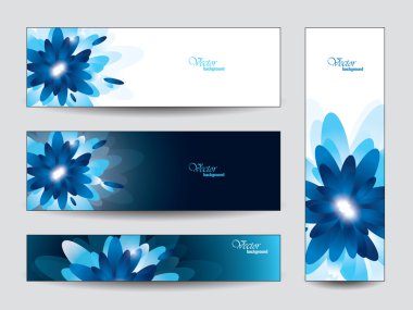 vektör afiş kümesi. arka plan.