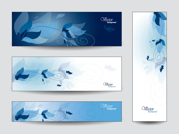 Set de Banners Vectoriales. Resumen Antecedentes . — Vector de stock