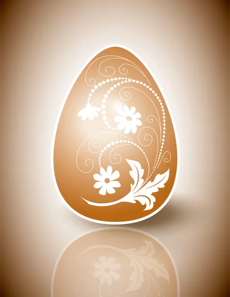 Huevo de Pascua. Diseño de vectores . — Archivo Imágenes Vectoriales