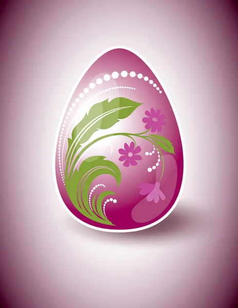 Huevo de Pascua. Diseño de vectores . — Archivo Imágenes Vectoriales