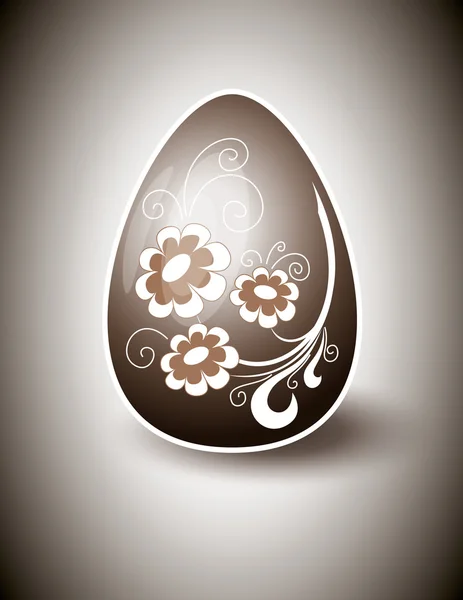 Uovo di Pasqua. Design vettoriale . — Vettoriale Stock