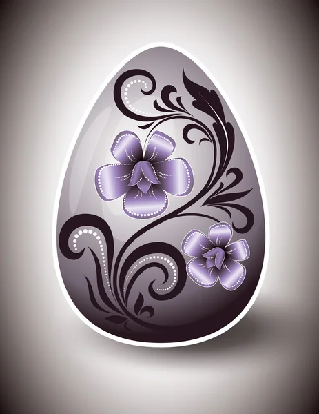 Uovo di Pasqua. Design vettoriale . — Vettoriale Stock