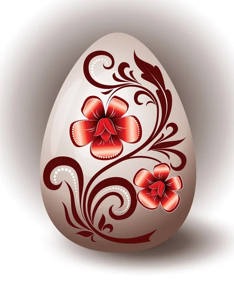 Uovo di Pasqua. Design vettoriale . — Vettoriale Stock