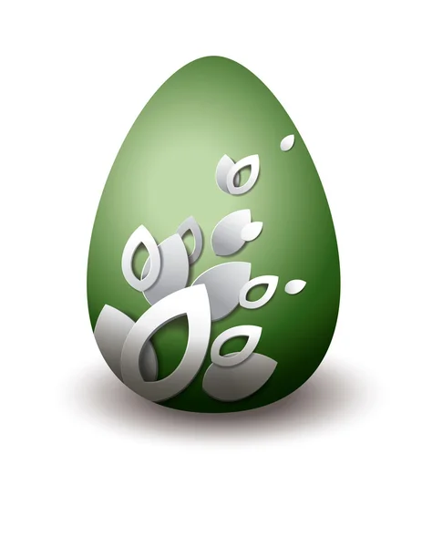 Uovo di Pasqua. Design vettoriale . — Vettoriale Stock