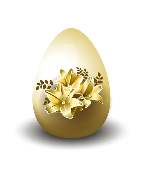 Uovo di Pasqua. Design vettoriale . — Vettoriale Stock