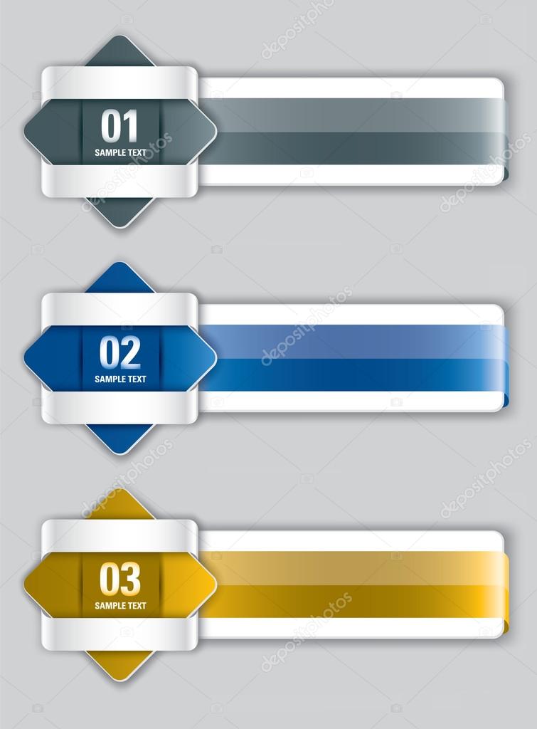 Colorful Banners. Vector Design.