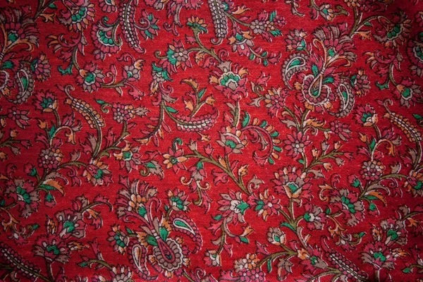 Vintage floral india zijde — Stockfoto
