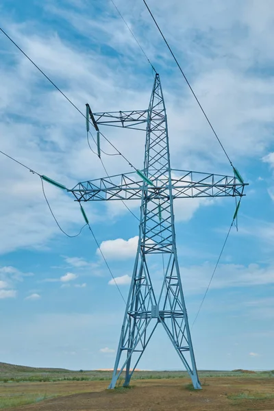 Overhead power line. Power supply