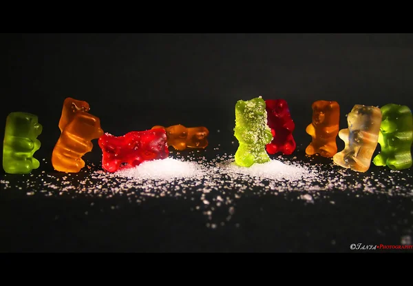 Candy medvék Stock Kép