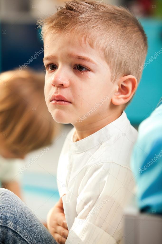 kid at home crying