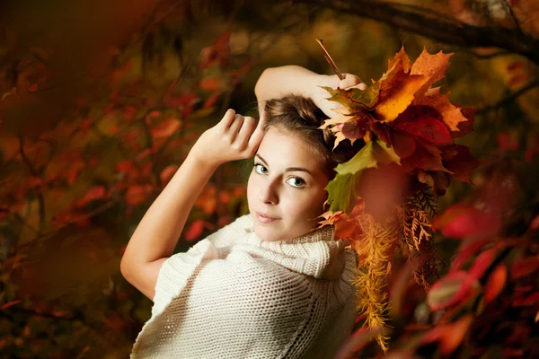 Femme d'automne . — Photo