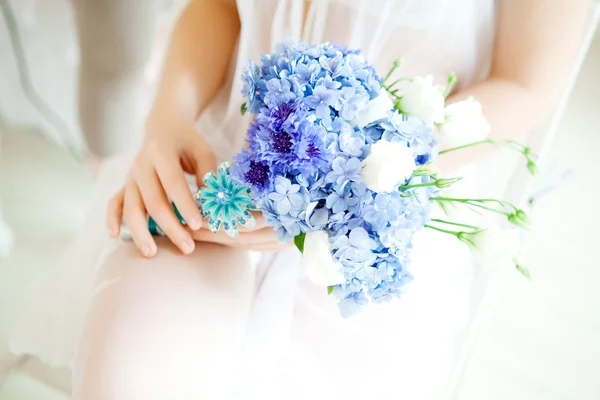 Accessori da sposa, mazzi di fiori Immagine Stock