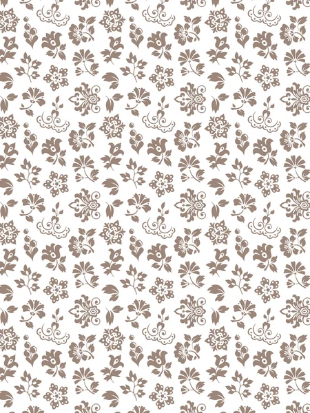 Floral seamless background - pattern for continuous replicate — Stock Vector