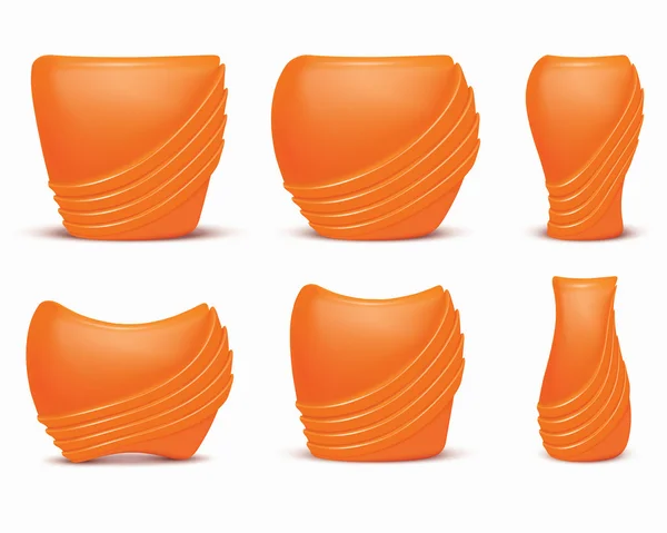 Ensemble de vases. Illustration vectorielle — Image vectorielle