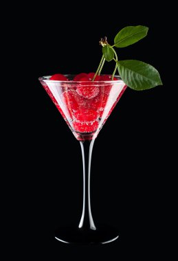 bir martini cam kiraz