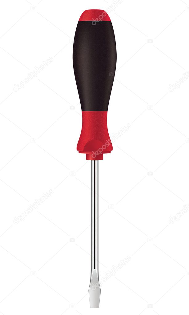 Screwdriver isolated. Vector illustration