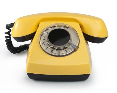 eski telefon. kırpma yolu ile izole