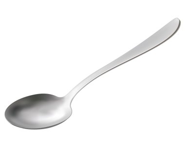 Spoon. Vector illustration isolated on white clipart