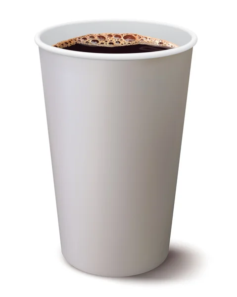 Xícara de café isolada. Ilustração — Fotografia de Stock
