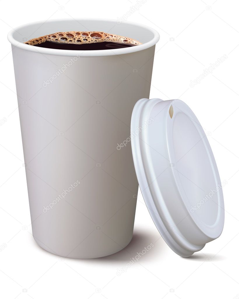 Coffee cup isolated. Vector illustration