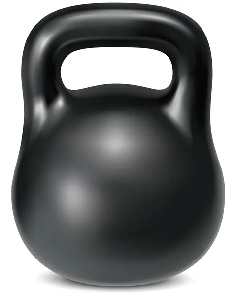 Kettlebell peso isolado. Ilustração —  Vetores de Stock