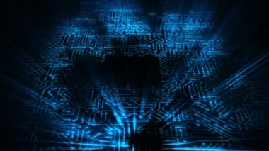 Elektriksel itici güç, mikro devrenin devrelerinden geçiyor. Bilgisayar devre kartındaki bir enerji dalgasına dayanıyor. Döngülü