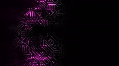 Elektriksel itici güç, mikro devrenin devrelerinden geçiyor. Bilgisayar devre kartındaki bir enerji dalgasına dayanıyor. Döngülü