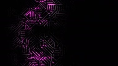 Elektriksel itici güç, mikro devrenin devrelerinden geçiyor. Bilgisayar devre kartındaki bir enerji dalgasına dayanıyor. Döngülü