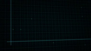 Teknoloji tarzında yüksek teknolojili dijital gelirin doğrusal çizelgesi. Sunum, reklam ve karlılık ve istatistik kavramı