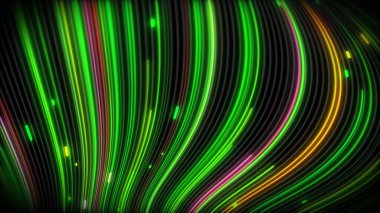 3D görüntüleme spiral parlak girdap çizgilerle dolu bir yüzey üzerinde ışık akışı. Sunumlar, tatiller, çekimler için renkli dekoratif arka planlar. Kapak tasarımı şablonu, iş broşürü düzeni, duvar kağıdı