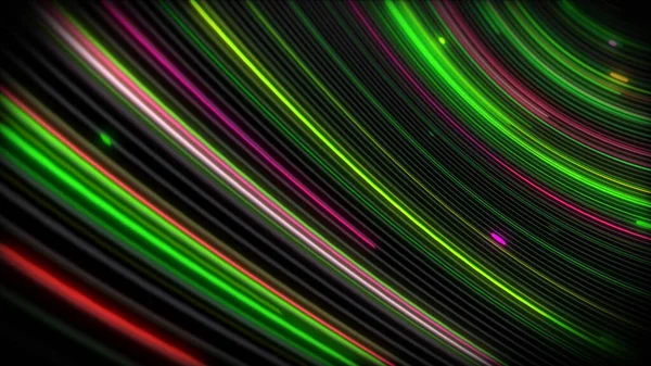 Rendendo Spirale Flussi Vortici Luminosi Luce Una Superficie Con Linee — Foto Stock
