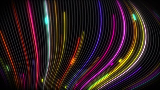 Çizgileri Olan Bir Yüzeydeki Spiral Girdap Işık Akımları Sunumlar Tatiller — Stok video