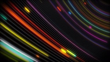 Çizgileri olan bir yüzeydeki spiral girdap ışık akımları. Sunumlar, tatiller ve görüntüler için renkli ve dekoratif arka planlar. Işık yükselen dalga hareketleri