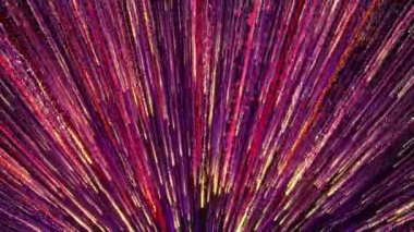 Parlak renkli parçacıklar boşluğu enerji ve ışık püskürtüleriyle doldurur. Parlak şenlik dekorasyonu için parlak renkli soyut arkaplan