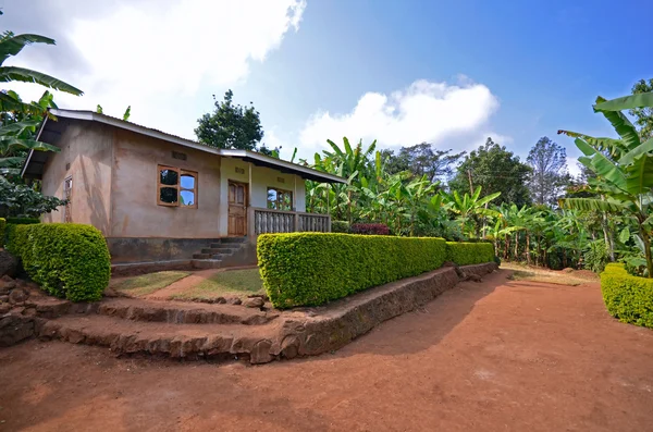 Typical House on Banana Plantation — Stock Photo, Image