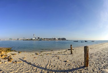 dar es salaam şehrin merkezi Panoraması