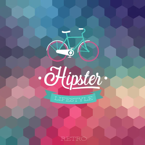 Hipster background. — Stock Vector