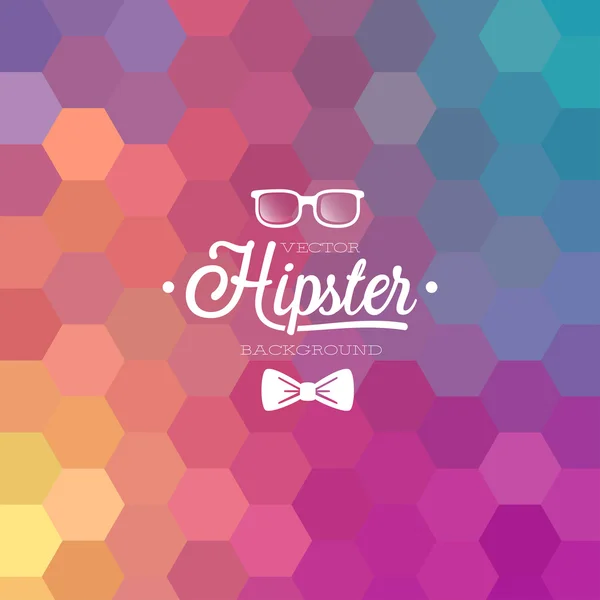 Hipster 배경. — 스톡 벡터