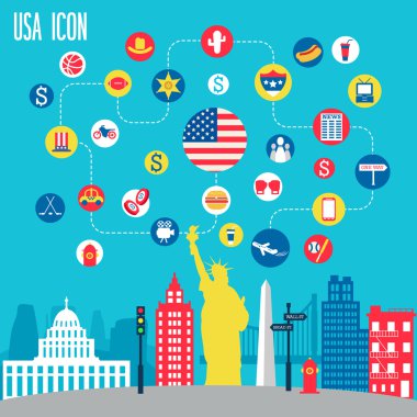 New York Icon set.