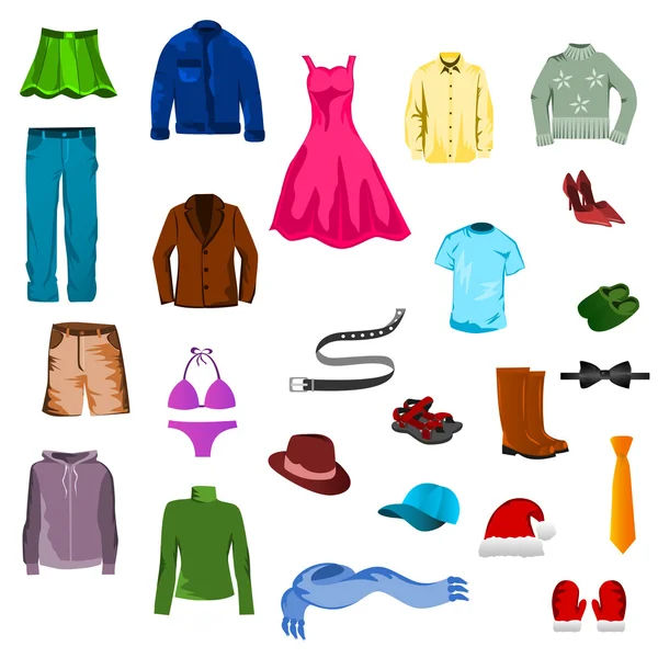 Set of clothes — Stock Vector © Barca3979 #30205241