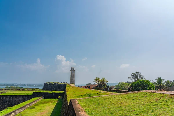 Galle Sri Lanka 2021 Stará Pevnost Galle Výhledem Starou Věž — Stock fotografie