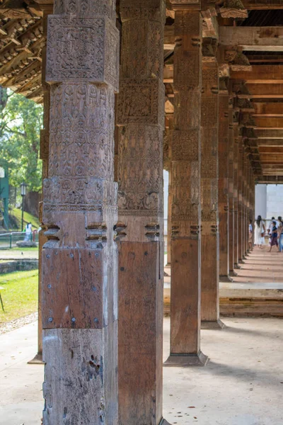 Kandy Sri Lanka Dezembro 2021 Detalhe Exterior Templo Dente Kandy — Fotografia de Stock